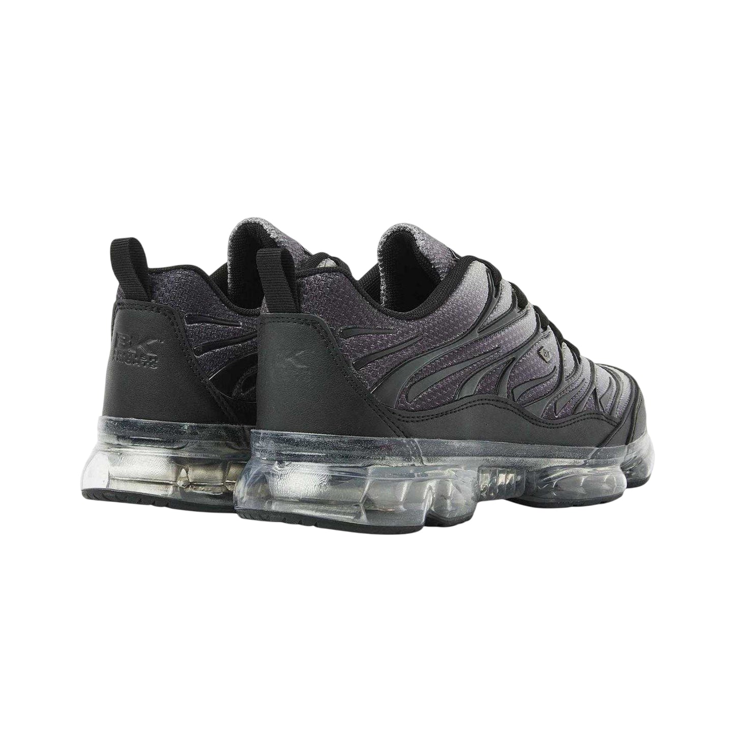Grey-Black - Back - British Knights Mens Urbex Mesh Air Cushioned Trainers