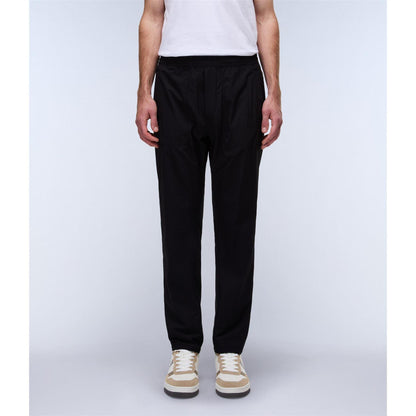 Black Beauty - Front - Napapijri Mens Logo Tapered Trousers