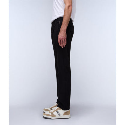 Black Beauty - Back - Napapijri Mens Logo Tapered Trousers