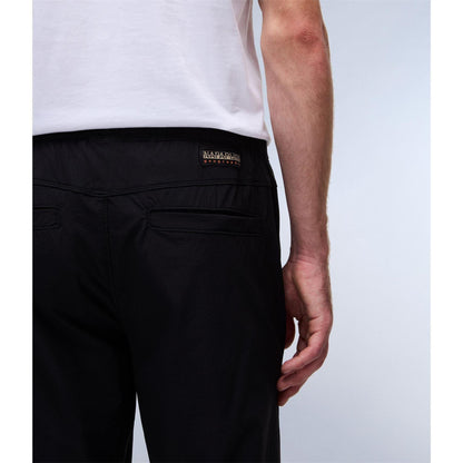 Black Beauty - Lifestyle - Napapijri Mens Logo Tapered Trousers