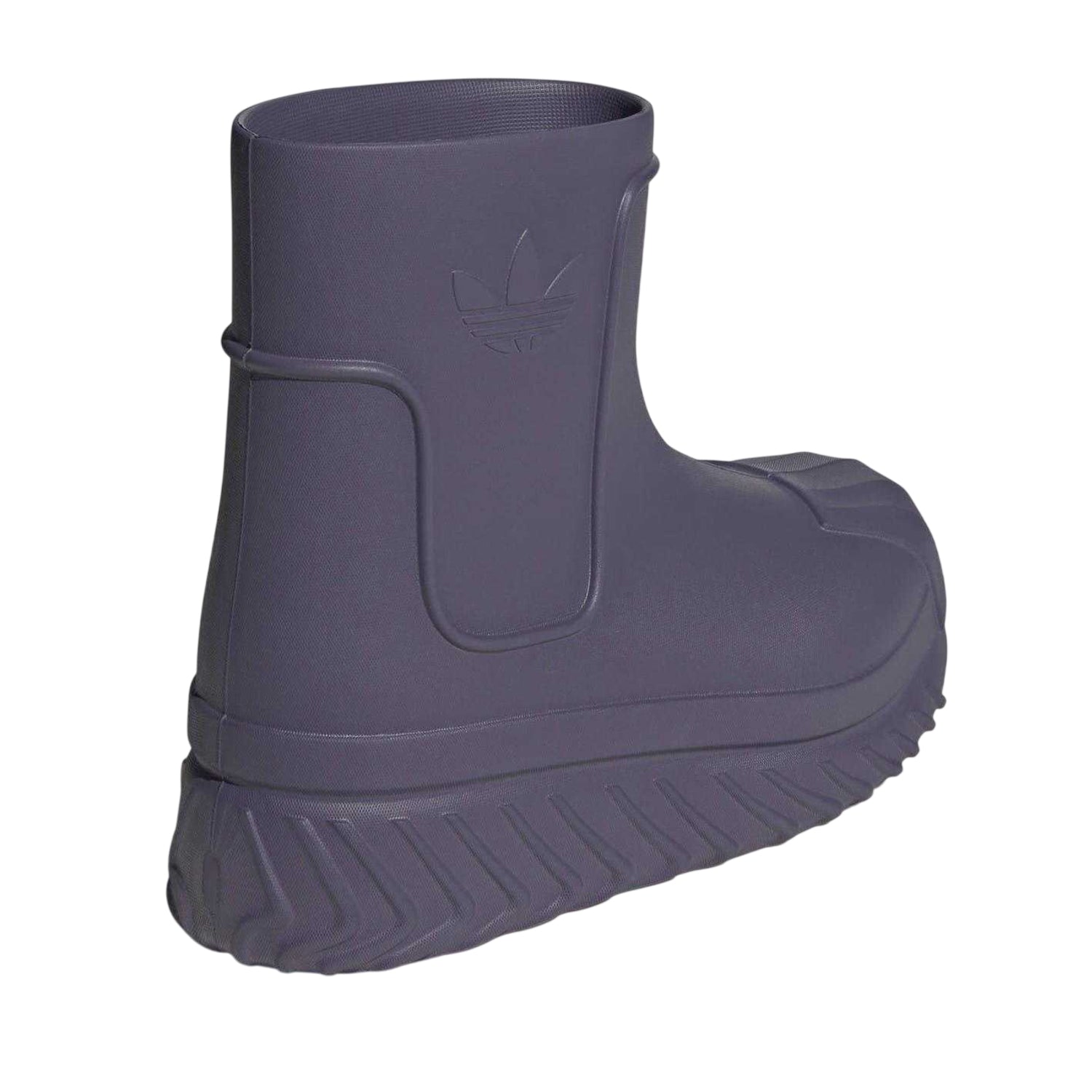 Purple - Back - Adidas Womens-Ladies Superstar Wellington Boots