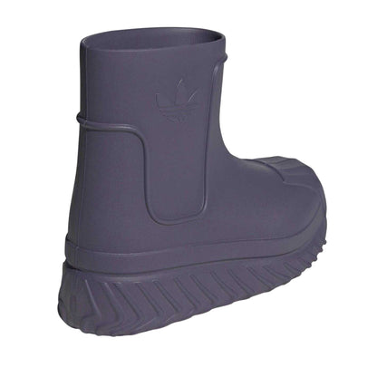 Purple - Back - Adidas Womens-Ladies Superstar Wellington Boots