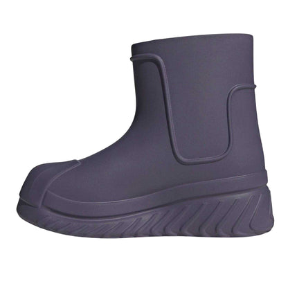 Purple - Side - Adidas Womens-Ladies Superstar Wellington Boots