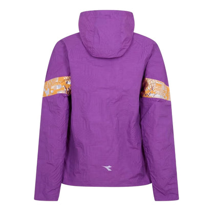 Purple - Back - Diadora Womens-Ladies Logo Isotherm Jacket