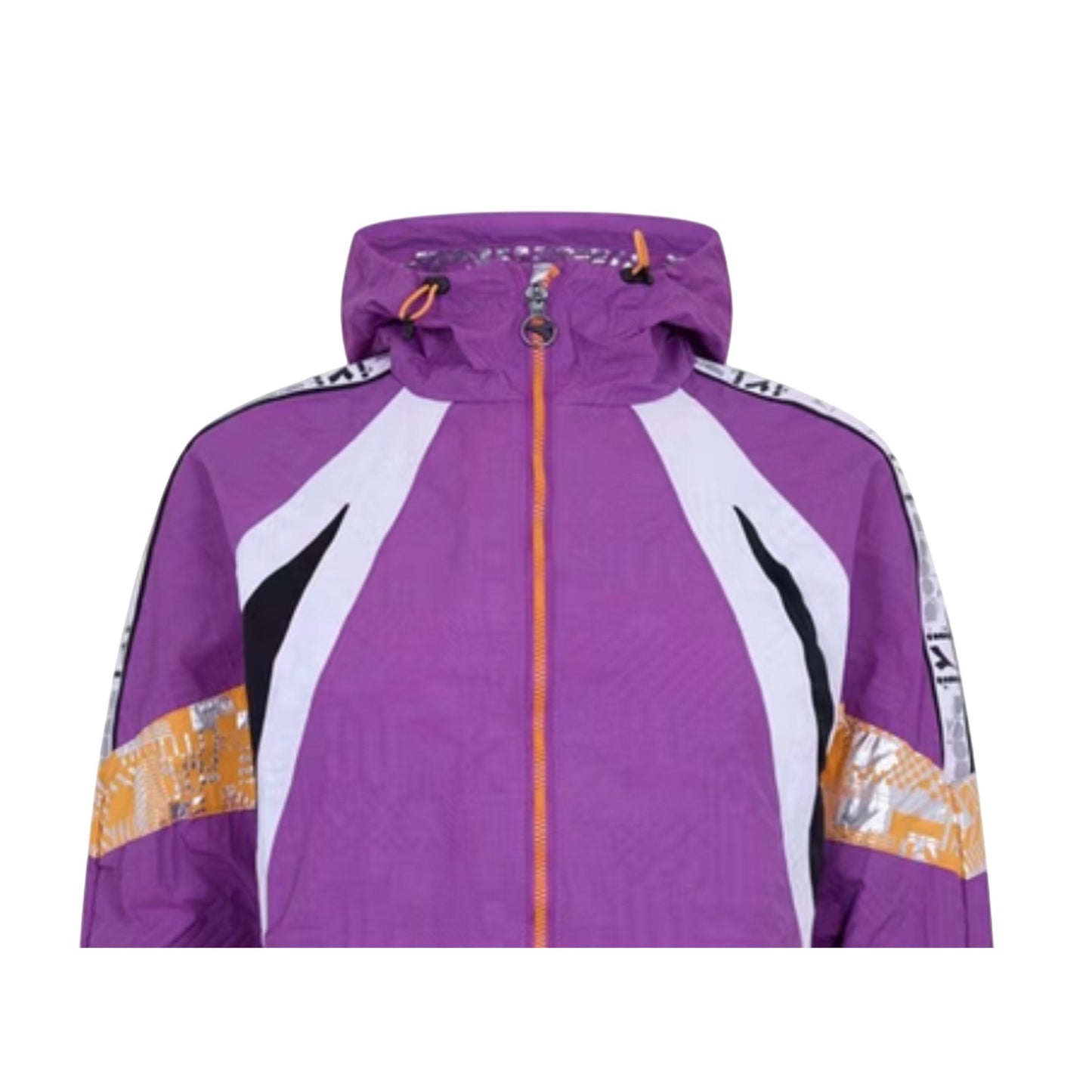 Purple - Side - Diadora Womens-Ladies Logo Isotherm Jacket
