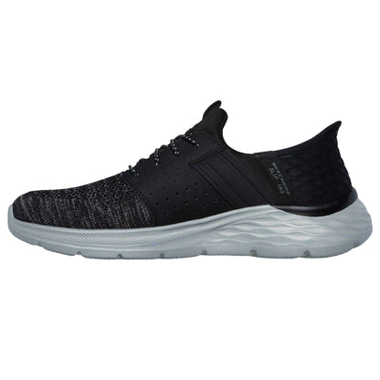 Black - Back - Skechers Mens Relaxed Fit Trainers