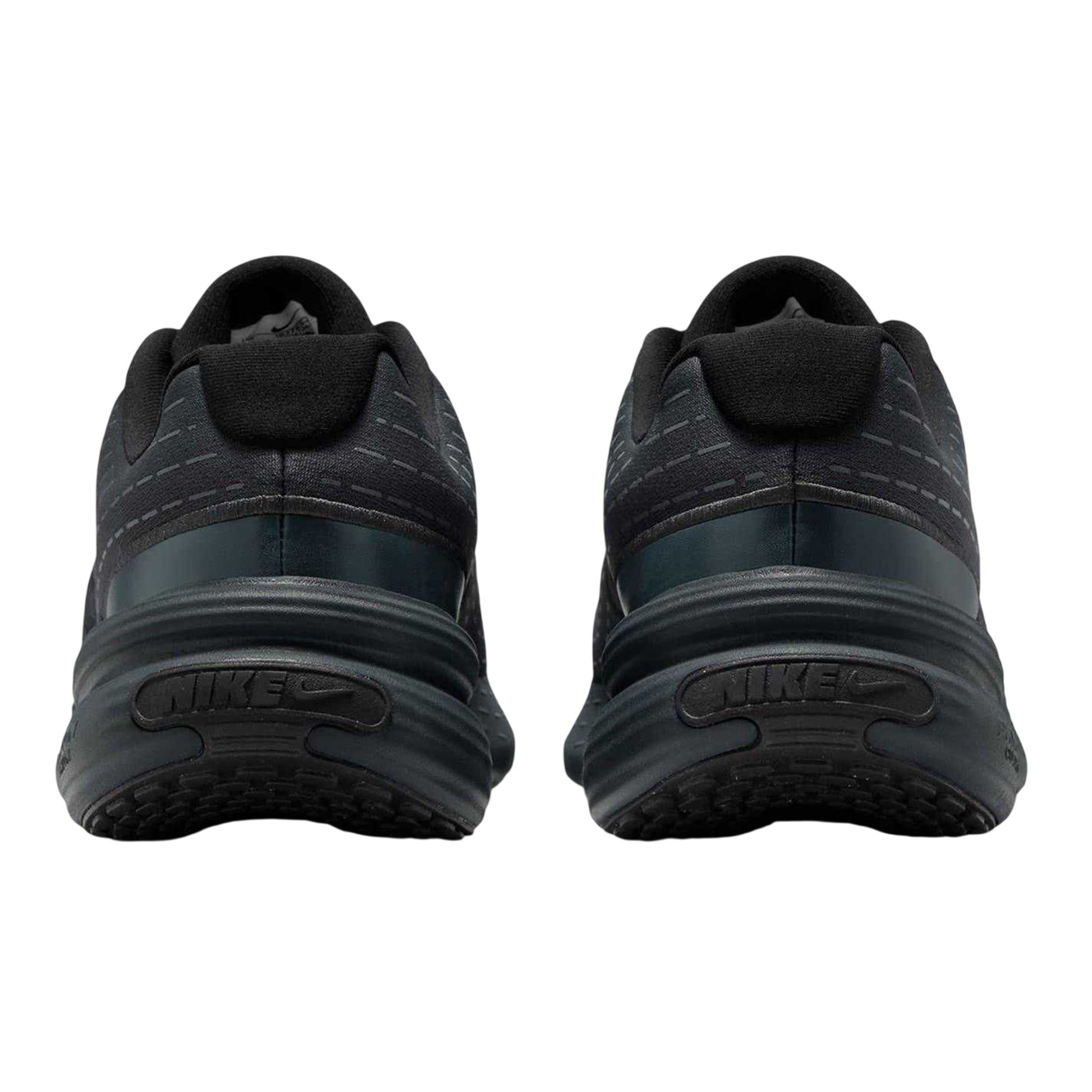 Grey-Black - Back - Nike Mens Swoosh Cushioned Trainers