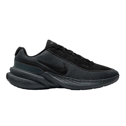 Grey-Black - Front - Nike Mens Swoosh Cushioned Trainers