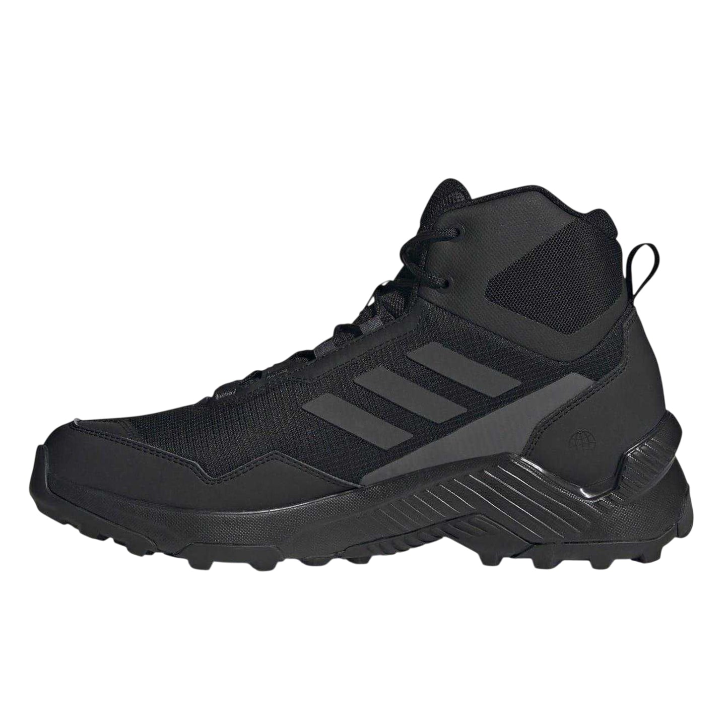 Black-Carbon - Side - Adidas Mens Eastrail 2.0 Hiking Shoes