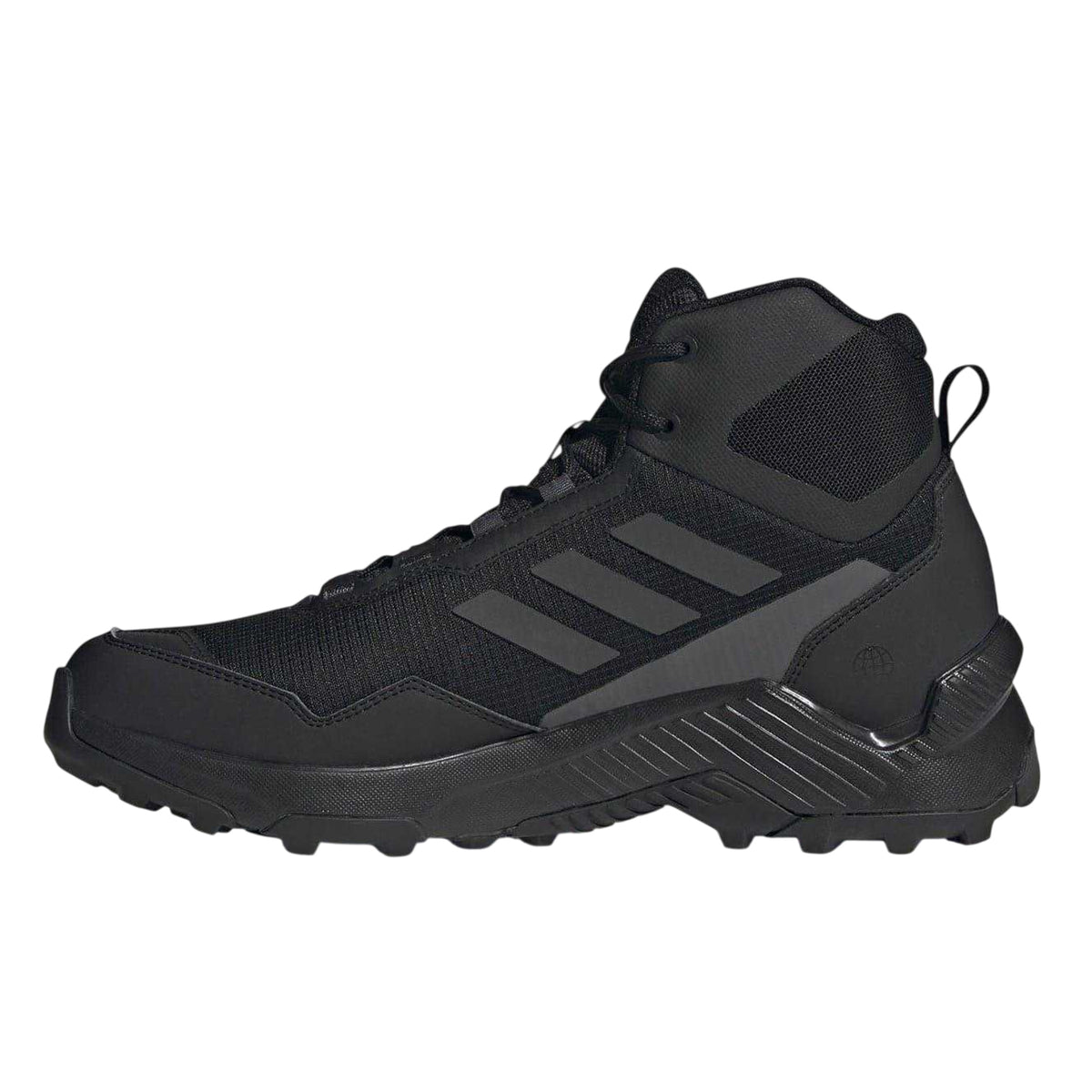Black-Carbon - Side - Adidas Mens Eastrail 2.0 Hiking Shoes