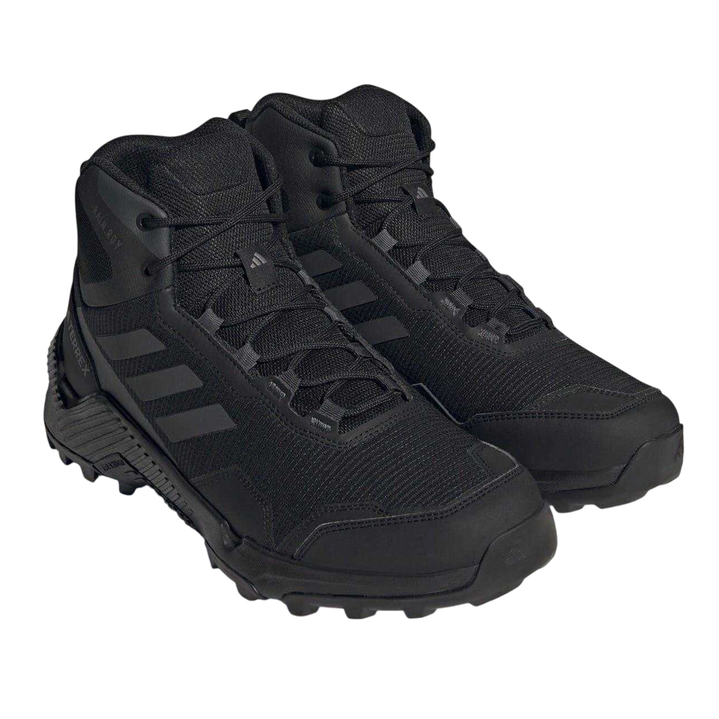 Black-Carbon - Front - Adidas Mens Eastrail 2.0 Hiking Shoes