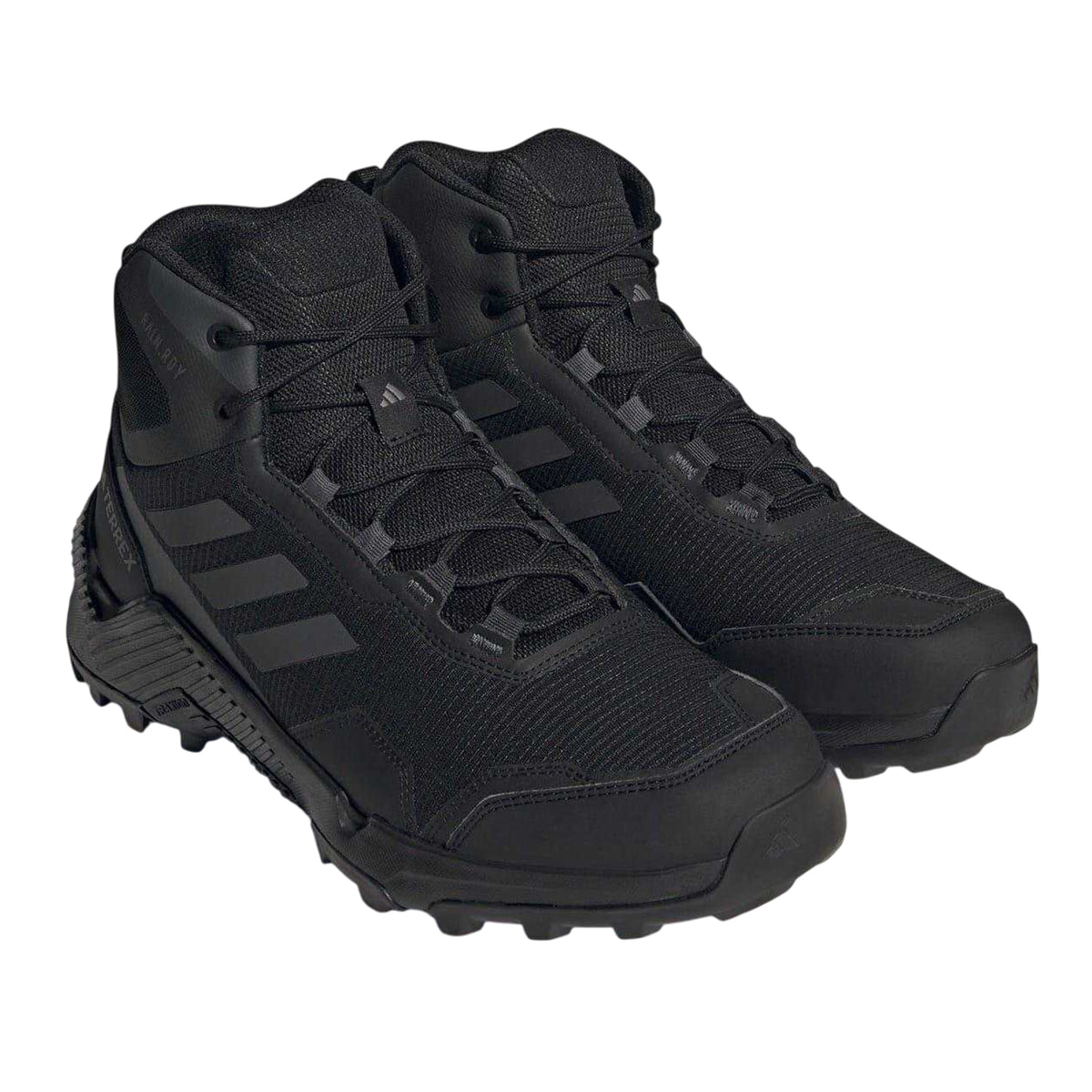 Black-Carbon - Front - Adidas Mens Eastrail 2.0 Hiking Shoes