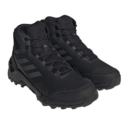 Black-Carbon - Front - Adidas Mens Eastrail 2.0 Hiking Shoes