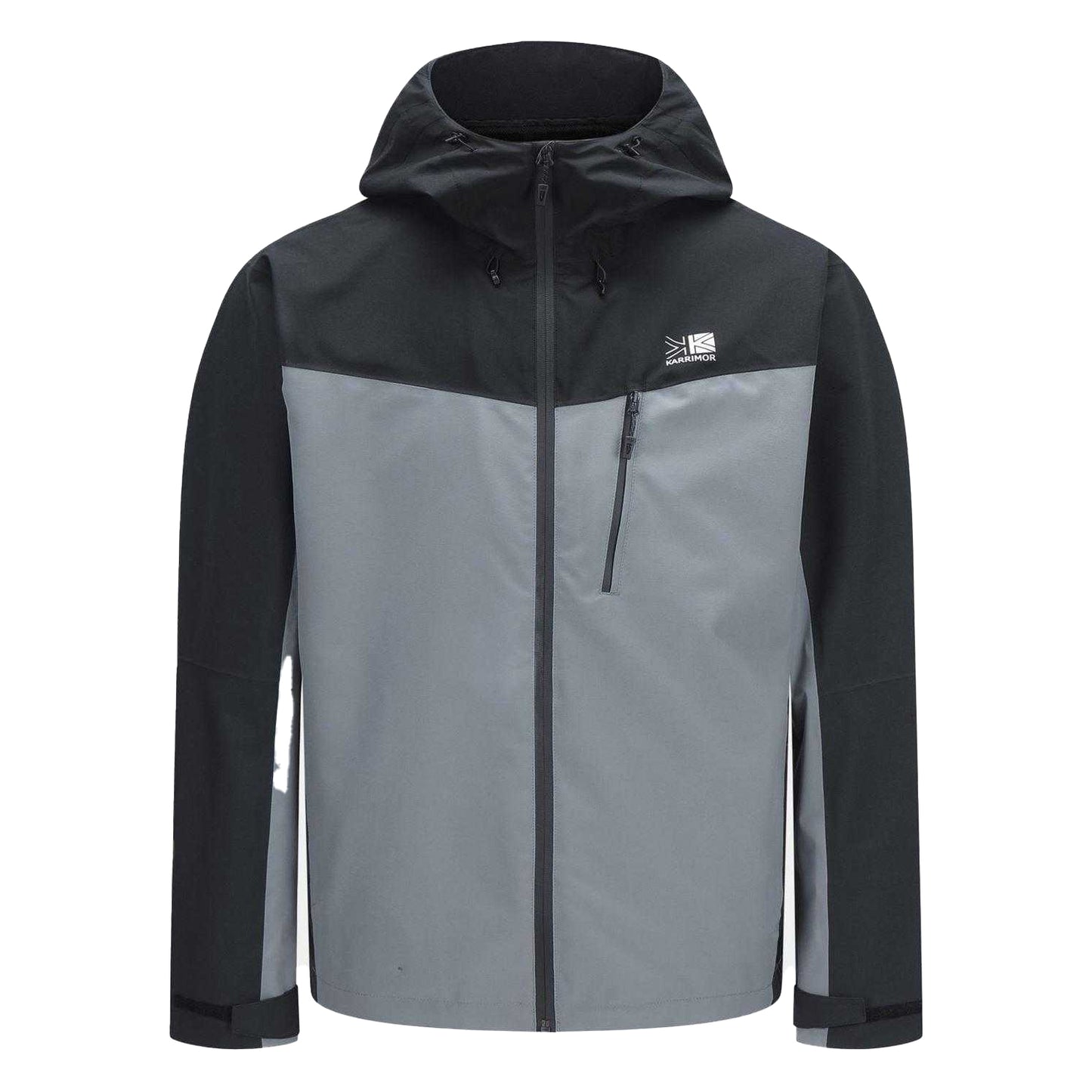 Black-Grey - Front - Karrimor Mens 4 Way Stretch Waterproof Jacket