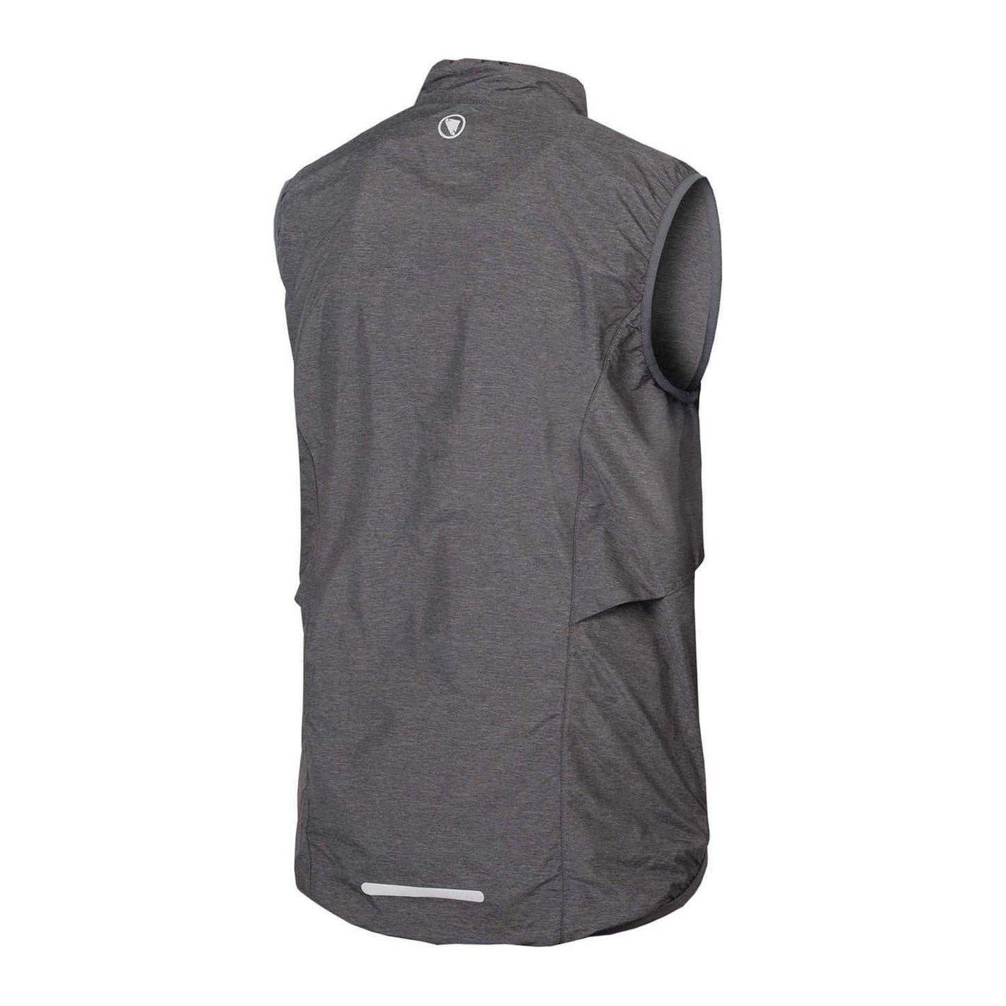 Black - Back - Endura Mens Paka Logo Gilet