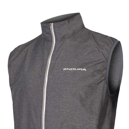 Black - Side - Endura Mens Paka Logo Gilet