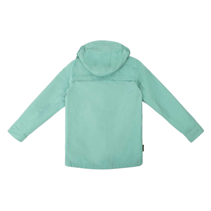 Sage Green - Back - Gelert Childrens-Kids Coast Hooded Waterproof Jacket