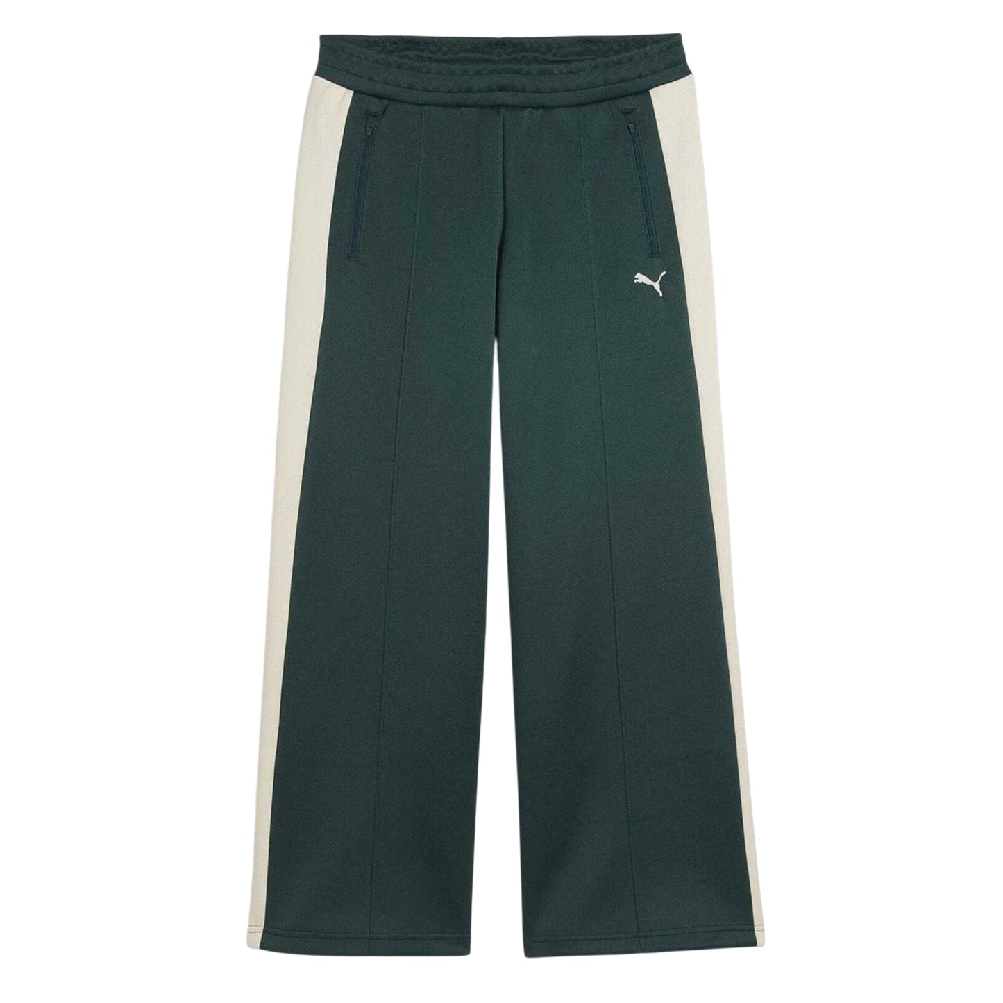 Terrain - Front - Puma Womens-Ladies T7 Open Hem Low Rise Joggers