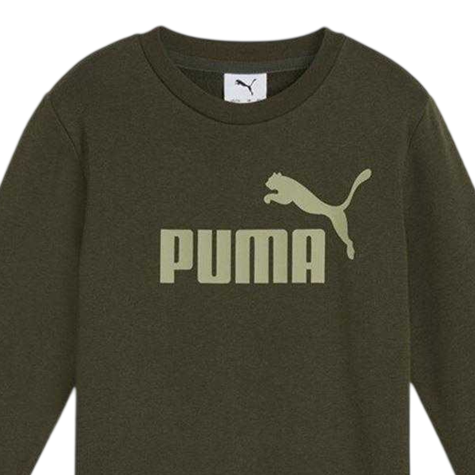 Blue-Green - Side - Puma Childrens-Kids No.1 Logo Fleece Tracksuit Set