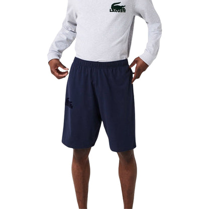 Blue - Lifestyle - Lacoste Mens Loungewear Fleece Shorts