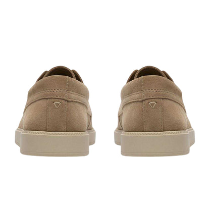 Dark Sand - Back - Clarks Mens Lockford Suede Boat Shoes