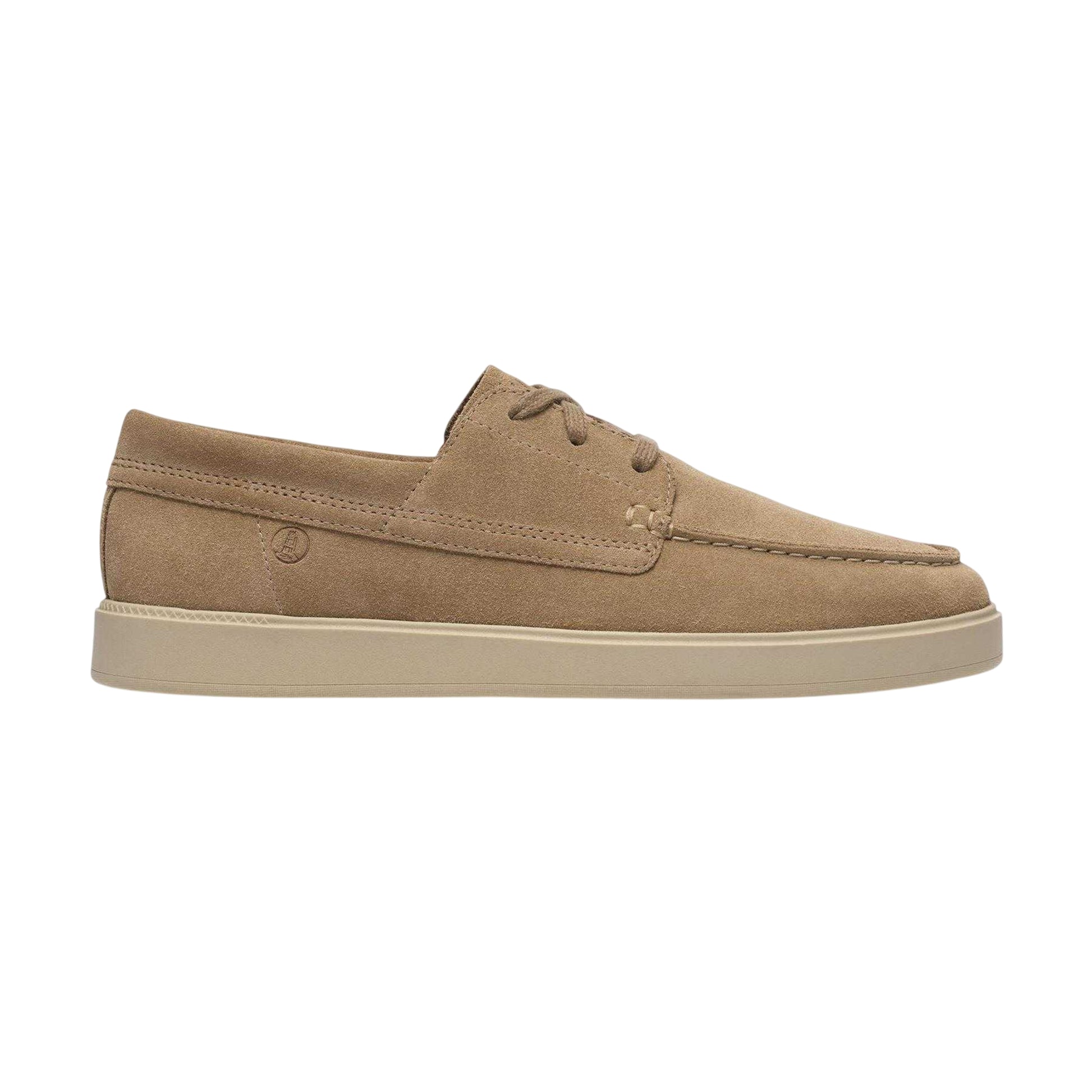 Dark Sand - Lifestyle - Clarks Mens Lockford Suede Boat Shoes