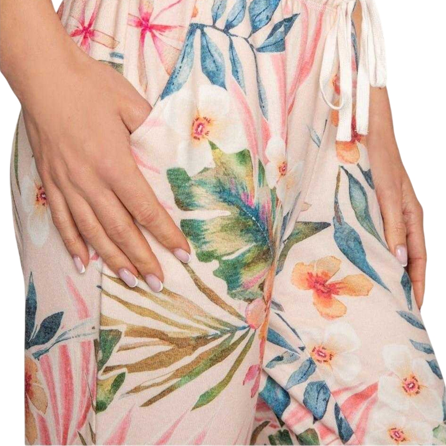 Rosa - Back - PJ Salvage Womens-Ladies Floral Lounge Pants
