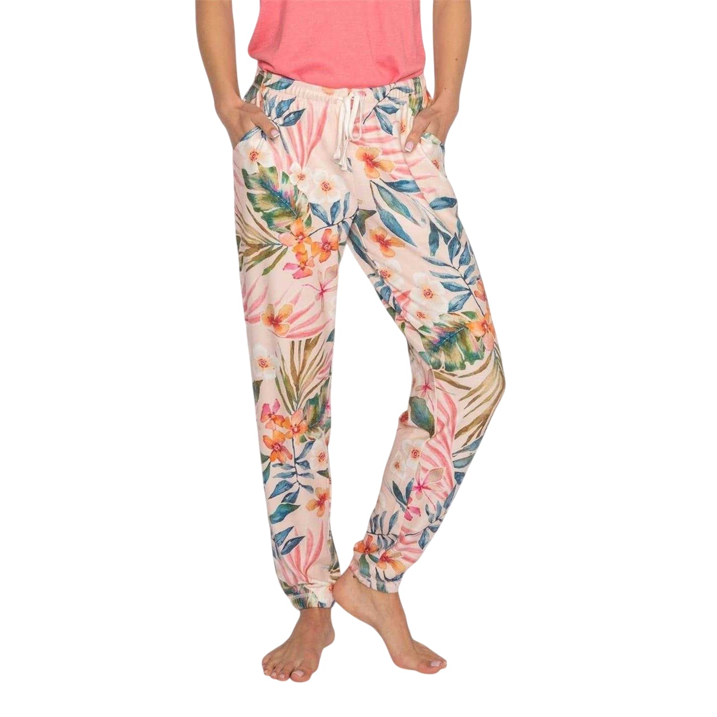 Rosa - Front - PJ Salvage Womens-Ladies Floral Lounge Pants