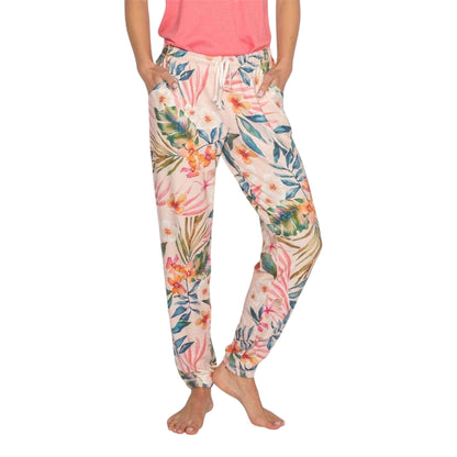 Rosa - Front - PJ Salvage Womens-Ladies Floral Lounge Pants