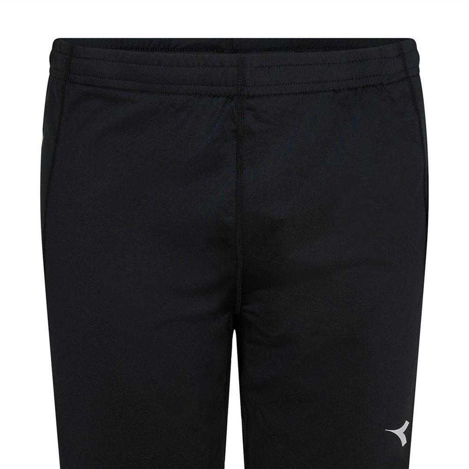Black - Back - Diadora Womens-Ladies Team Up Logo 3-4 Leggings