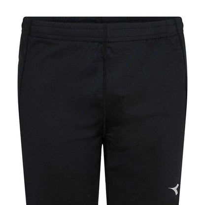 Black - Back - Diadora Womens-Ladies Team Up Logo 3-4 Leggings