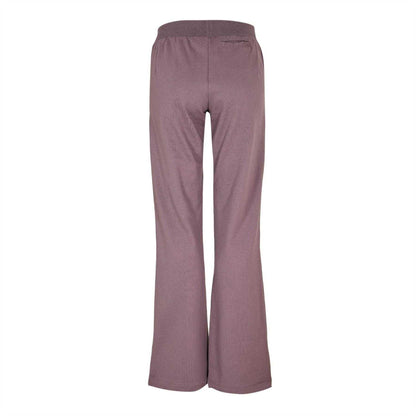 Purple - Back - Puma Womens-Ladies Flared Jogging Bottoms