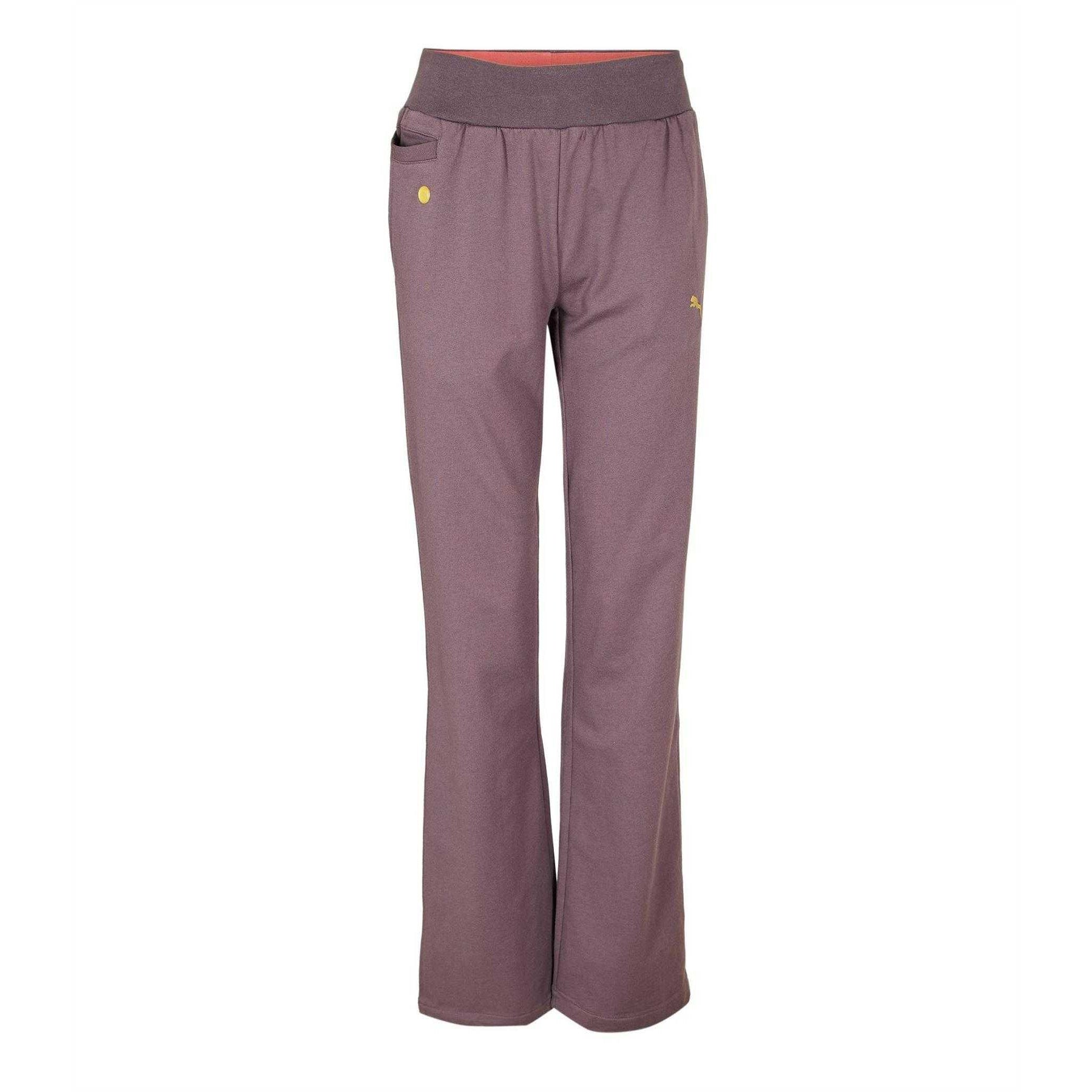 Purple - Front - Puma Womens-Ladies Flared Jogging Bottoms