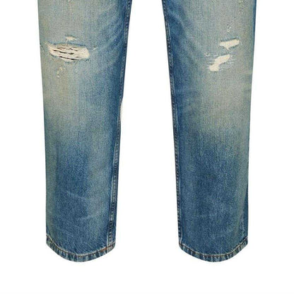 Bright Blue - Side - Hugo Mens 340 Slim Jeans