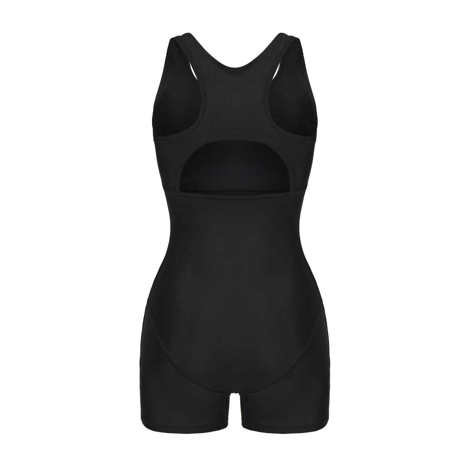 Black - Back - Slazenger Womens-Ladies Xtra Life One Piece Swimsuit