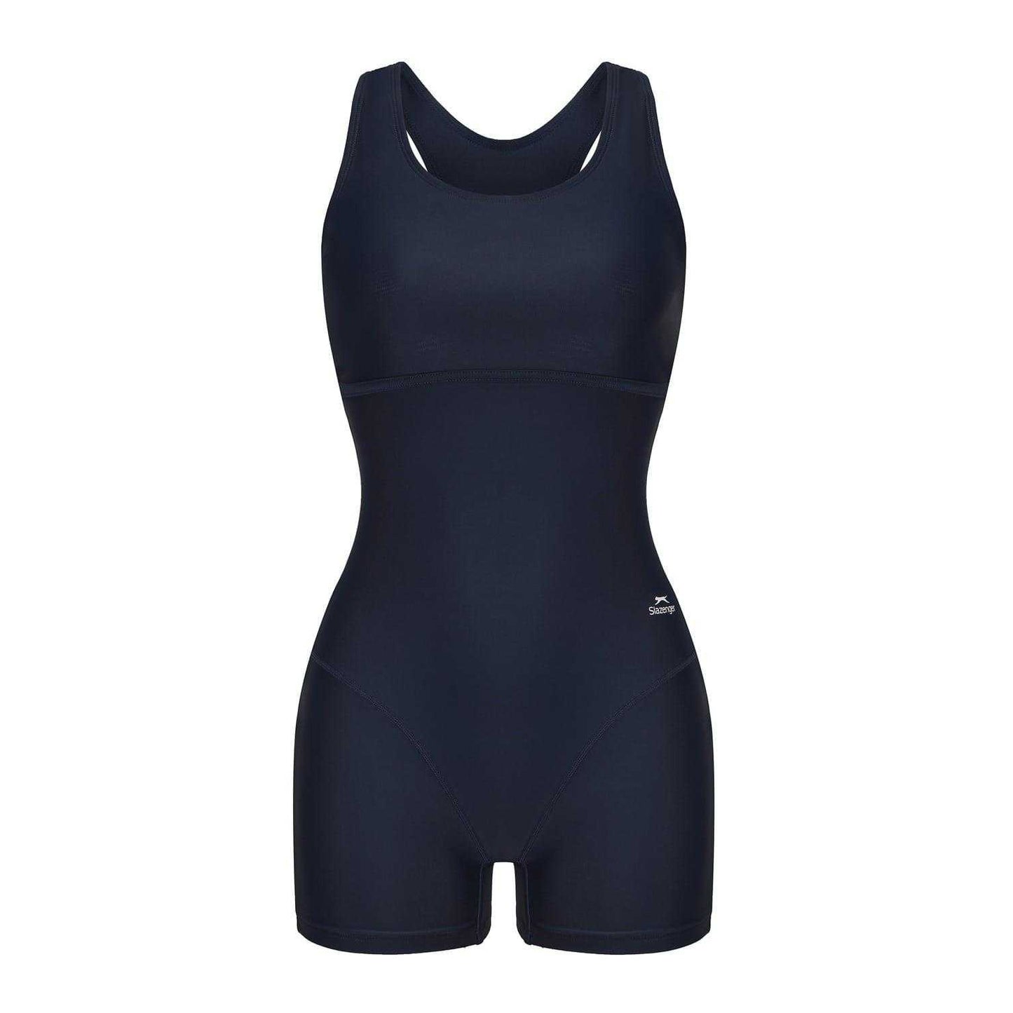 Navy - Front - Slazenger Womens-Ladies Xtra Life One Piece Swimsuit
