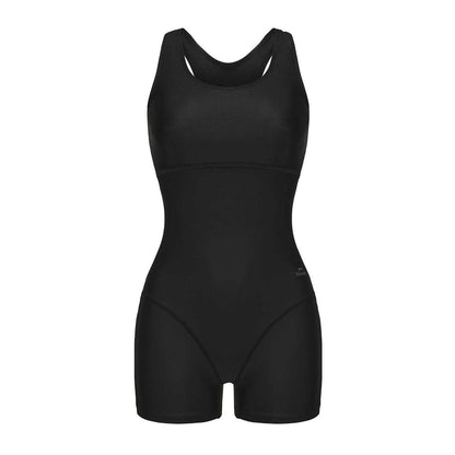 Black - Front - Slazenger Womens-Ladies Xtra Life One Piece Swimsuit