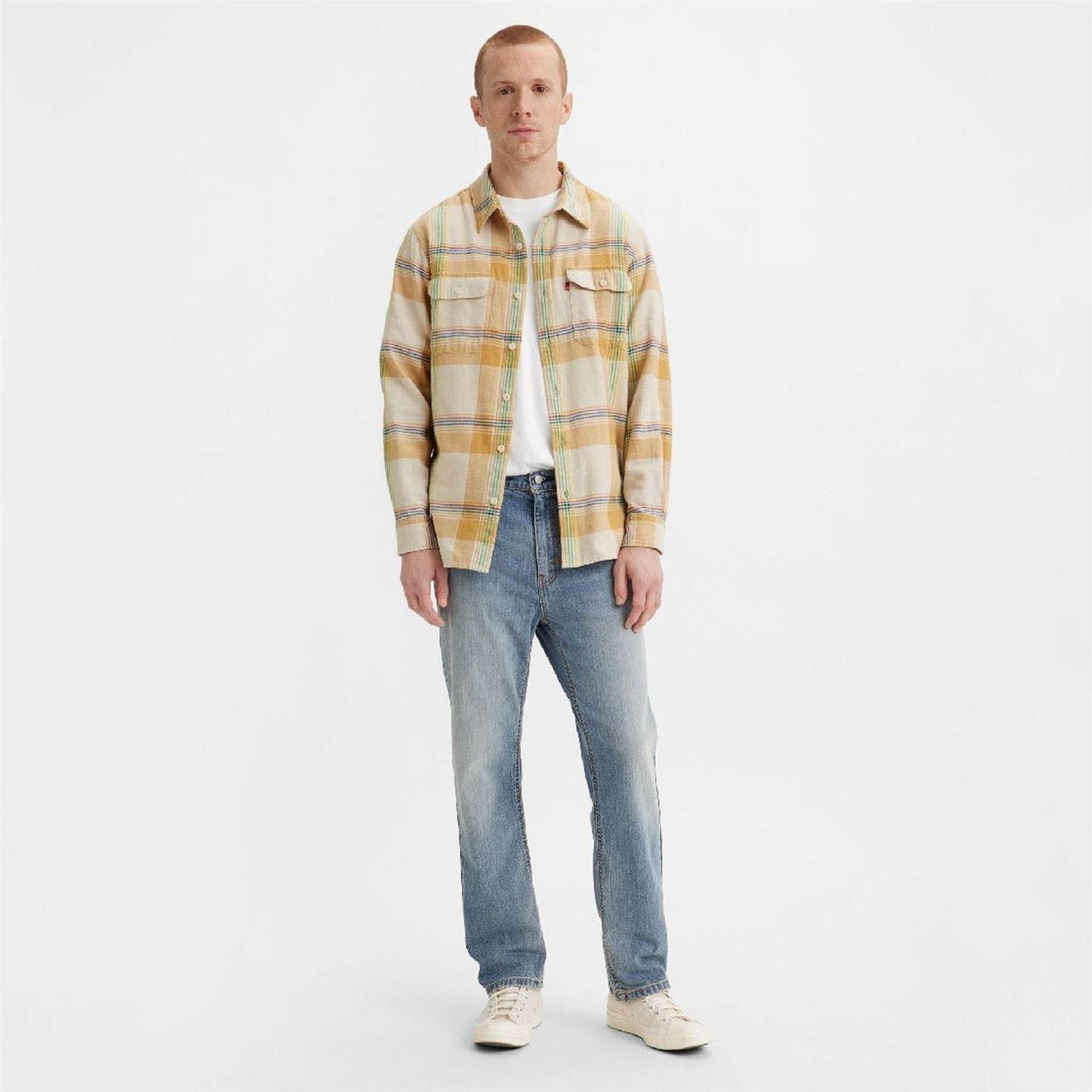 Never Give U Up - Back - Levis Mens Denim 5 Pockets Tapered Jeans