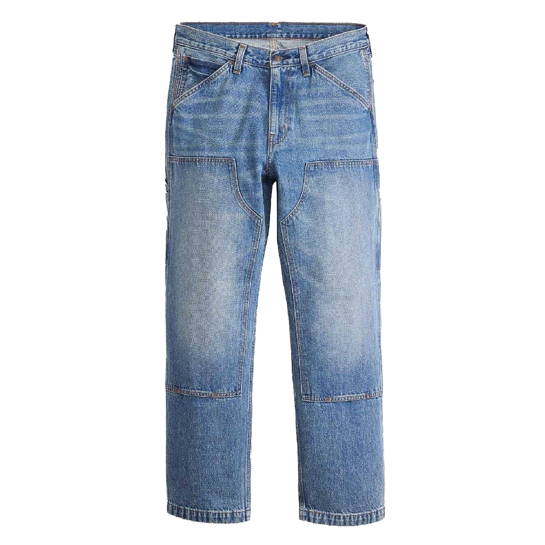 Blue - Front - Levis Mens 568 Denim Loose Jeans