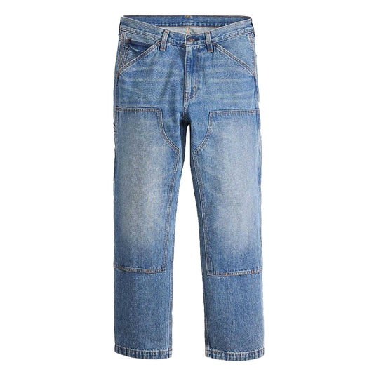 Blue - Front - Levis Mens 568 Denim Loose Jeans