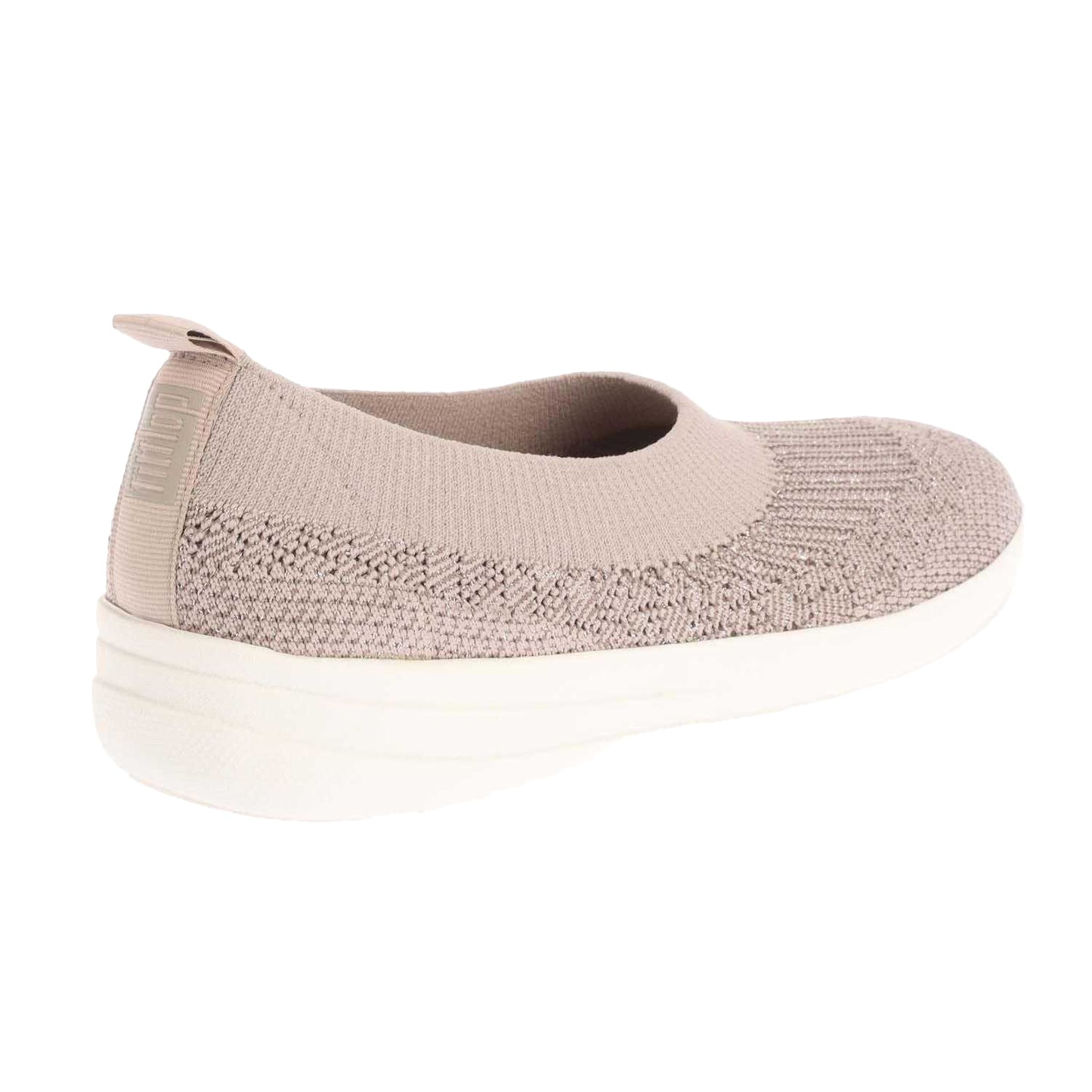 Mink - Back - FitFlop Womens-Ladies Uberknit Slip-on Pumps