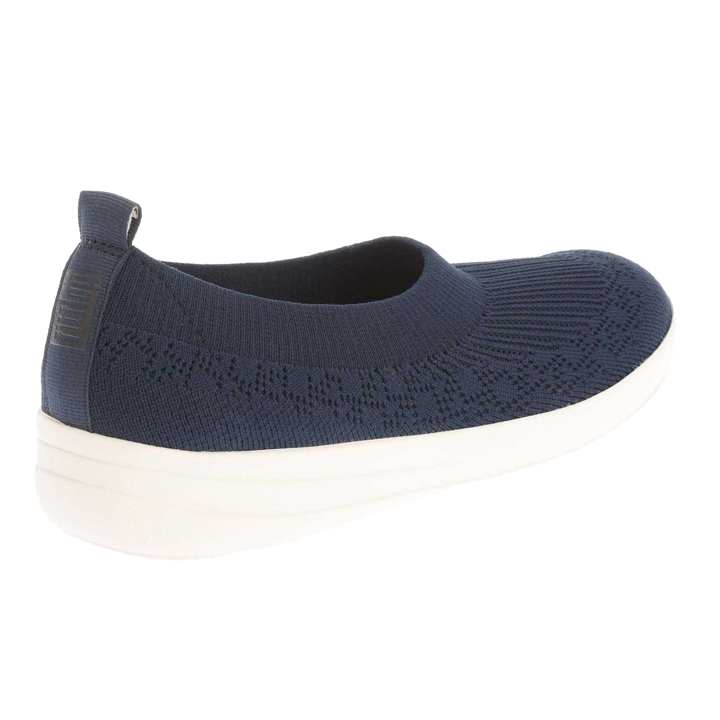 Navy - Back - FitFlop Womens-Ladies Uberknit Slip-on Pumps