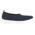 Navy - Side - FitFlop Womens-Ladies Uberknit Slip-on Pumps