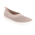 Mink - Front - FitFlop Womens-Ladies Uberknit Slip-on Pumps