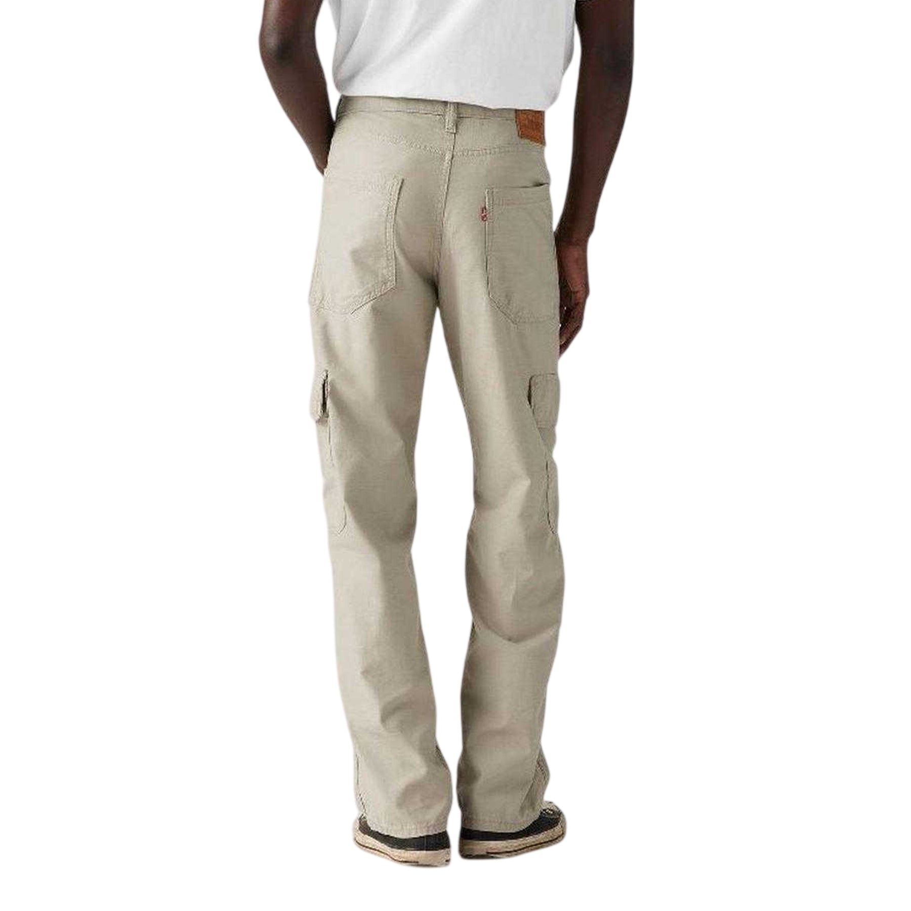 Vintage Khaki - Back - Levis Mens 568 Loose Cargo Trousers