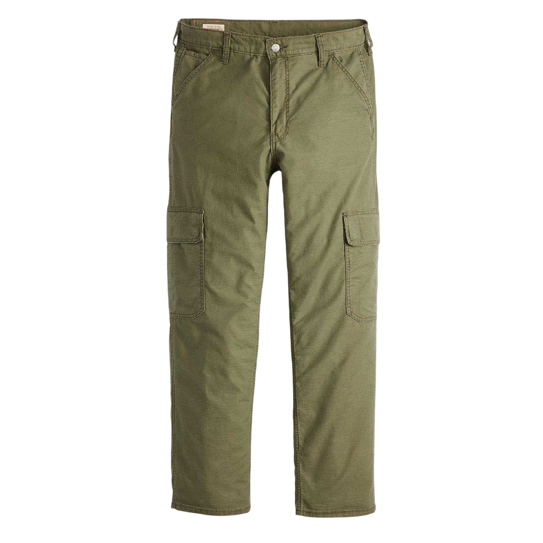 Ivy Green - Front - Levis Mens 568 Loose Cargo Trousers