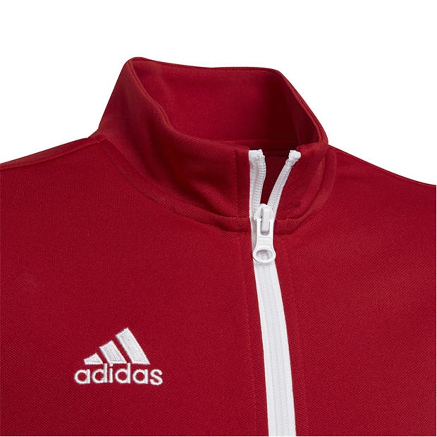 Red - Lifestyle - Adidas Childrens-Kids Entrada 22 Long-Sleeved Tracksuit Top