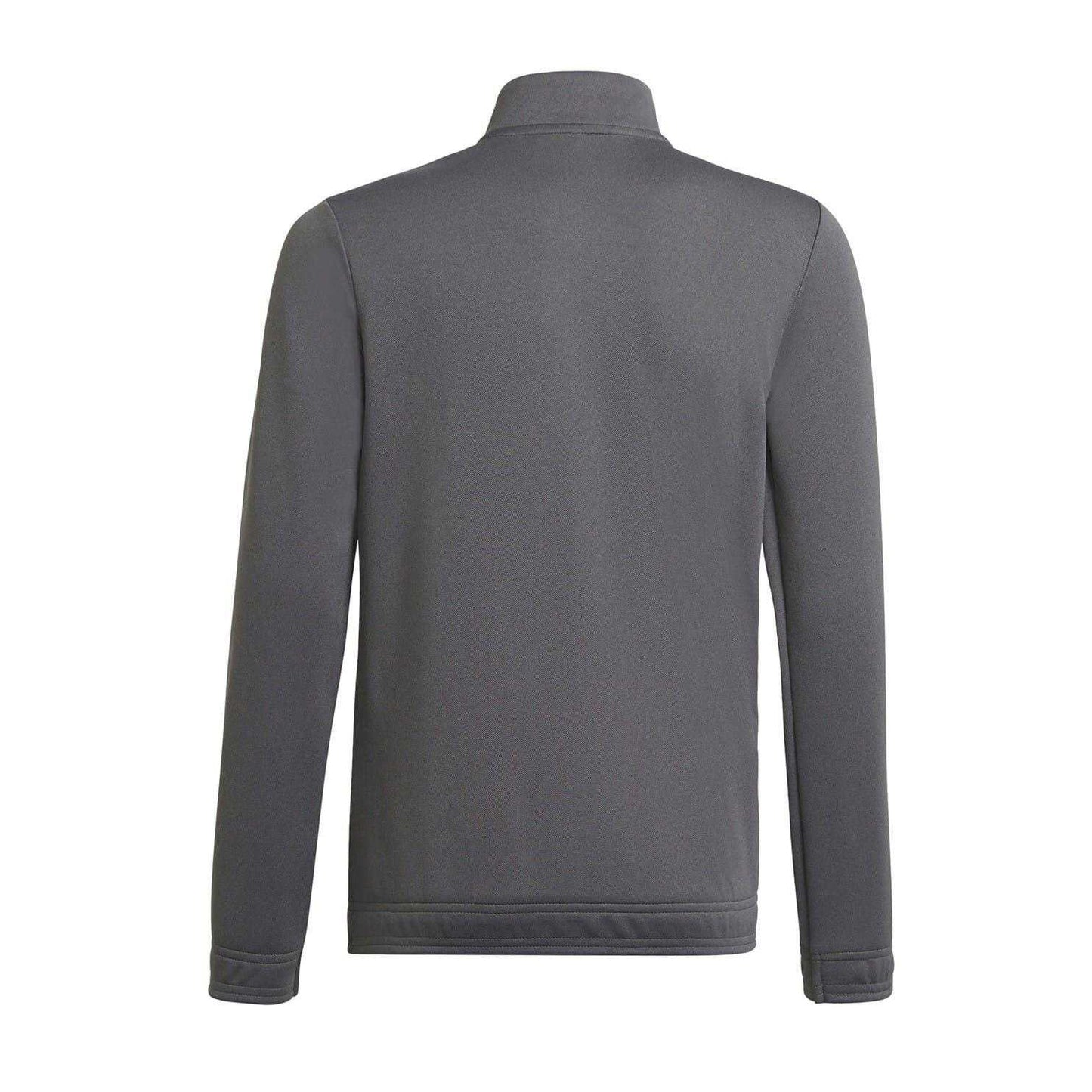 Grey - Back - Adidas Childrens-Kids Entrada 22 Long-Sleeved Tracksuit Top