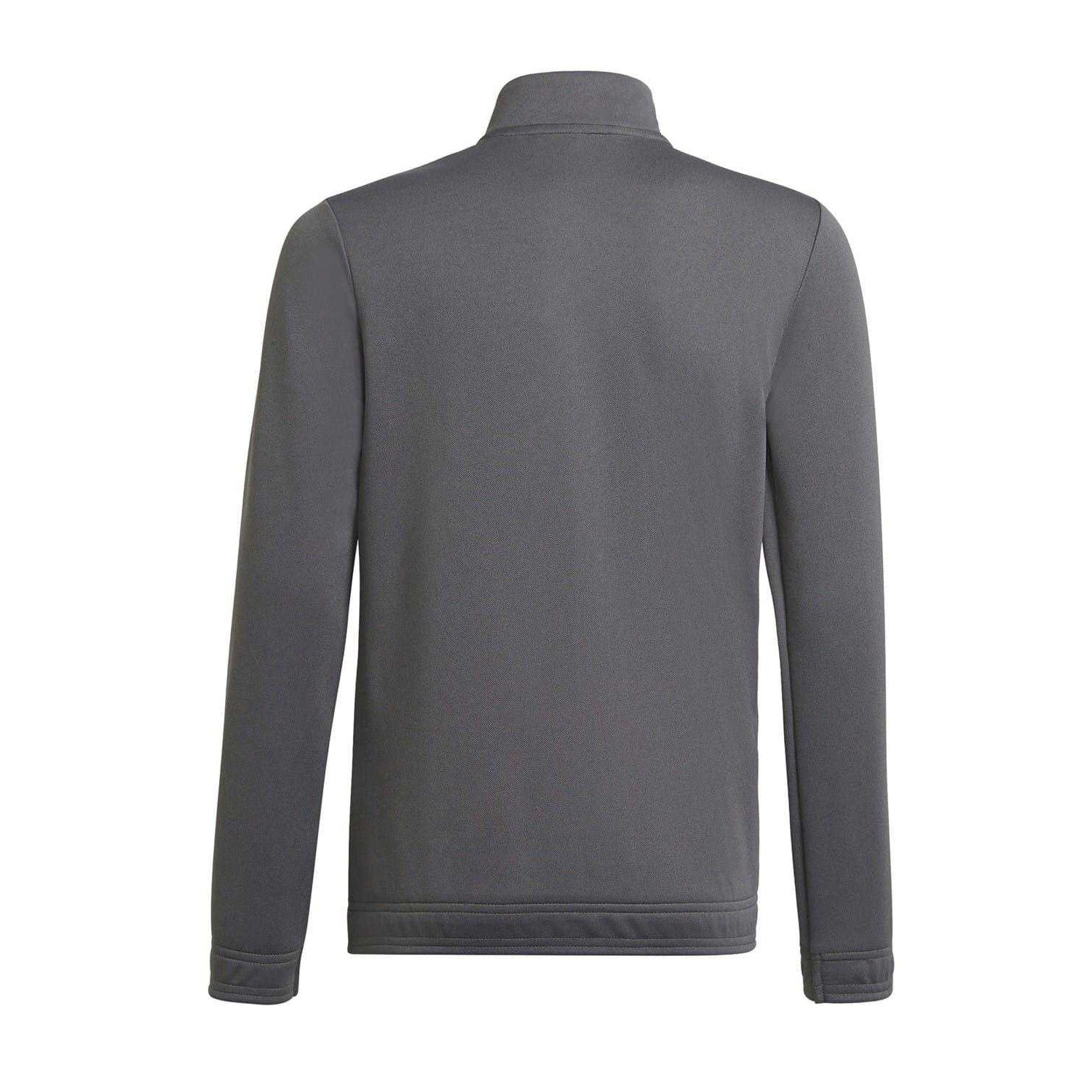 Grey - Back - Adidas Childrens-Kids Entrada 22 Long-Sleeved Tracksuit Top