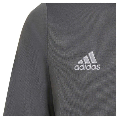 Grey - Side - Adidas Childrens-Kids Entrada 22 Long-Sleeved Tracksuit Top